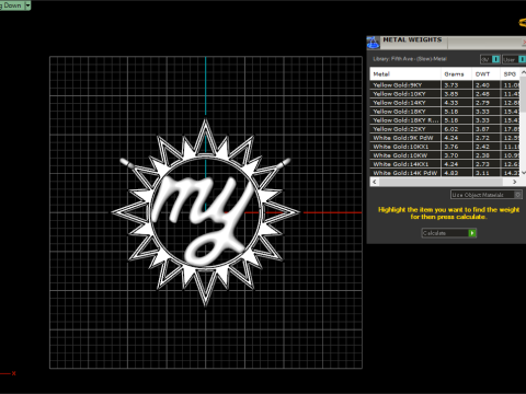 My sun pendant model 747 3D Print Model