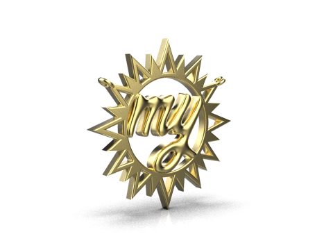 My sun pendant model 747 3D Print Model