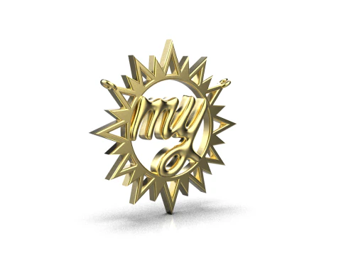 My sun pendant model 747 3D Print Model