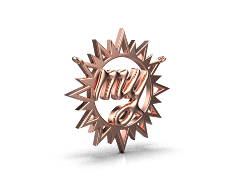 My sun pendant model 747 3D Print Model