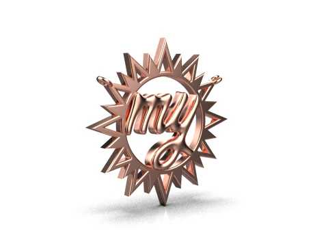 My sun pendant model 747 3D Print Model
