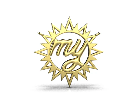 My sun pendant model 747 3D Print Model