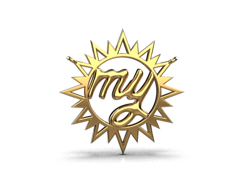 My sun pendant model 747 3D Print Model
