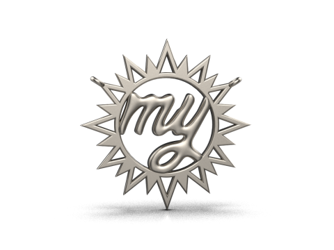 My sun pendant model 747 3D Print Model