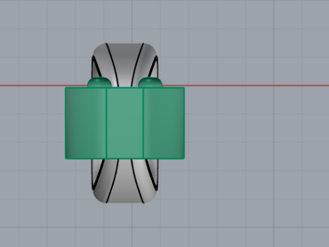Anh&auml;nger mit Anfangsbuchstaben I, Modell 754 3D Druckmodell