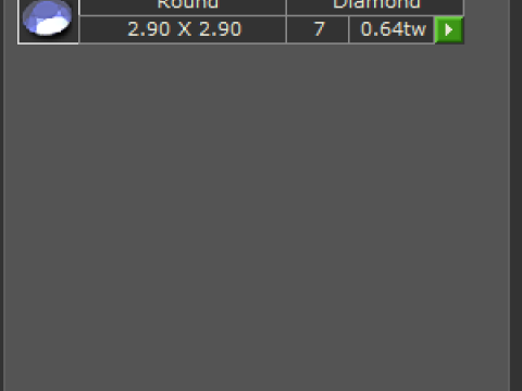 Anh&auml;nger mit Anfangsbuchstaben I, Modell 754 3D Druckmodell