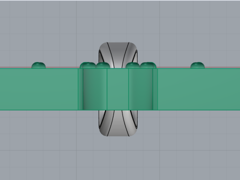 Initial letter T pendant model 755 3D Print Model