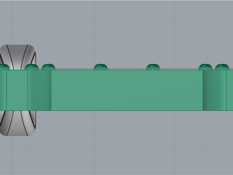Initial letter H pendant model 756 3D Print Model