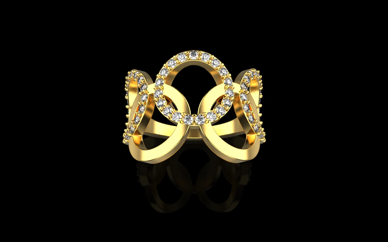 Olimpic ring model 758 3D Print Model .c4d .max .obj .3ds .fbx .stl .blend