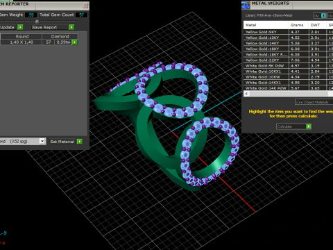 Olimpic ring model 758 3D Print Model