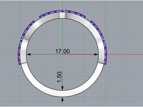 Olimpic ring model 758 3D Print Model