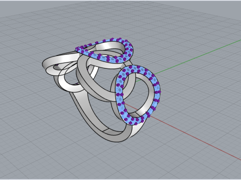 Olimpiyat y&uuml;z&uuml;ğ&uuml; modeli 758 3D Baskı Modeli