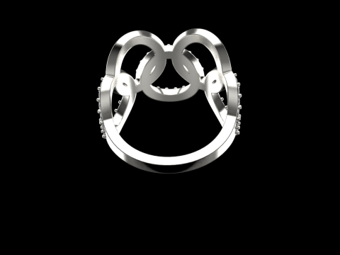 Olimpiyat y&uuml;z&uuml;ğ&uuml; modeli 758 3D Baskı Modeli