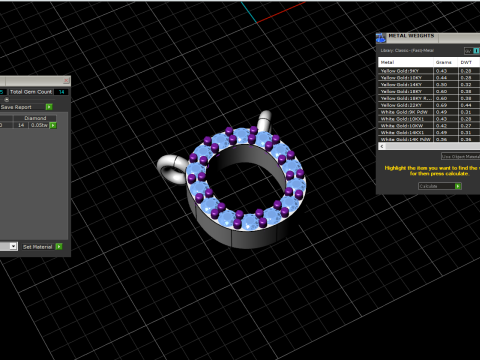 Initial letter O necklace model 760 3D Print Model