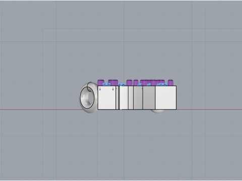 Initial letter R necklace model 762 3D Print Model