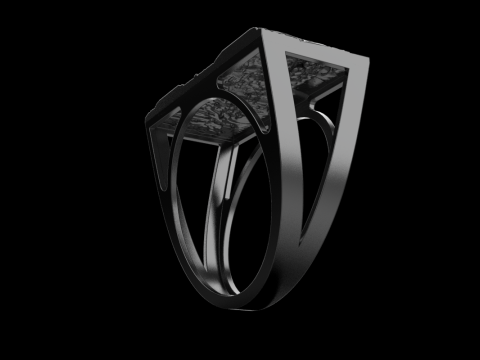 最后的晚餐戒指 型号 764 3D 打印模型