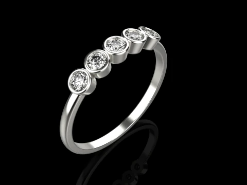 Model cincin kawin 765 Model Cetak 3D