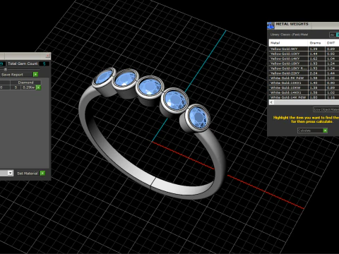 Wedding band model 765 3D Print Model