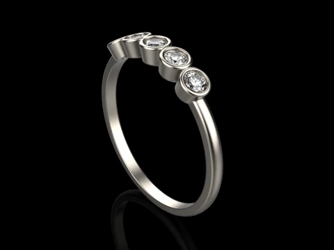 Wedding band model 765 3D Print Model