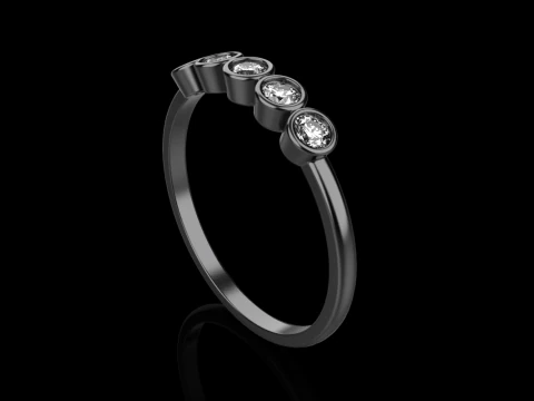 Wedding band model 765 3D Print Model