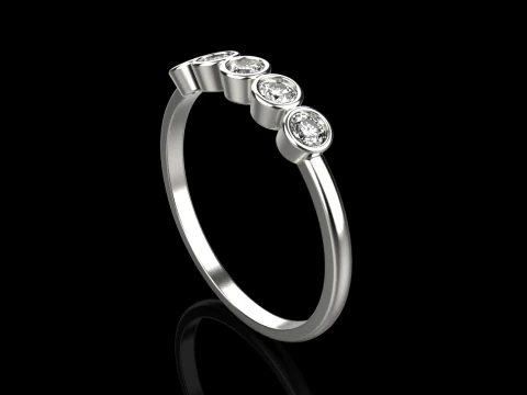 Wedding band model 765 3D Print Model