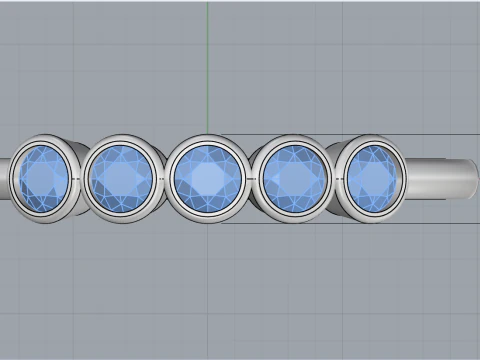 Wedding band model 765 3D Print Model