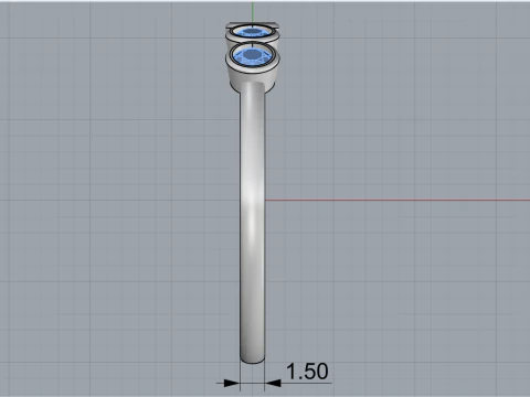 Wedding band model 765 3D Print Model