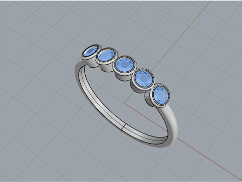 Wedding band model 765 3D Print Model
