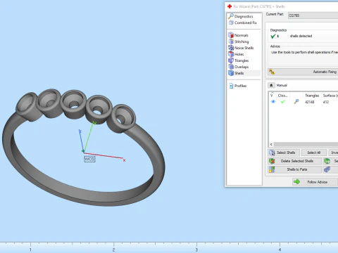 Wedding band model 765 3D Print Model
