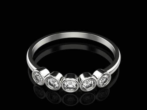 Wedding band model 765 3D Print Model