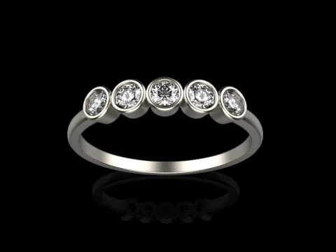 Wedding band model 765 3D Print Model