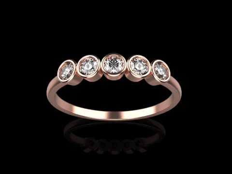 Wedding band model 765 3D Print Model