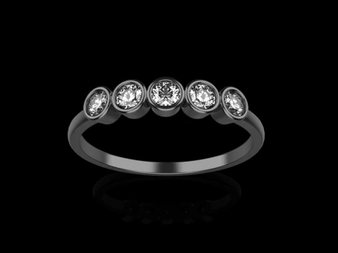 Wedding band model 765 3D Print Model