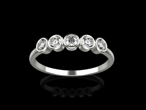 Wedding band model 765 3D Print Model