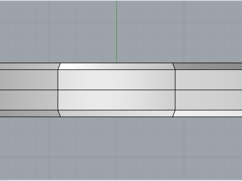 Винтовое восьмиугольное кольцо модель 766 3D Принт Модель