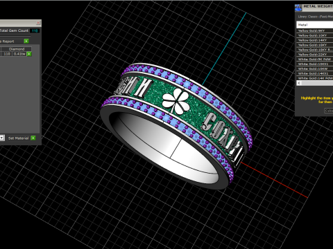 Bewaar en bescherm ringmodel 699 3D printmodel