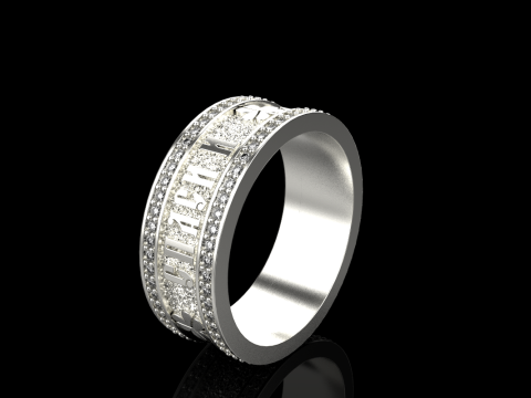 Bewaar en bescherm ringmodel 699 3D printmodel