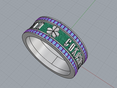 Bewaar en bescherm ringmodel 699 3D printmodel