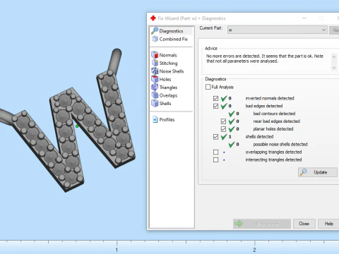 Collar inicial letra W modelo 697 Modelo de impresión 3D