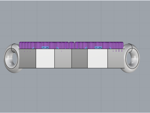 Колье с буквицей W модель 697 3D Принт Модель