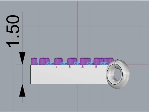 Collar inicial letra W modelo 697 Modelo de impresión 3D