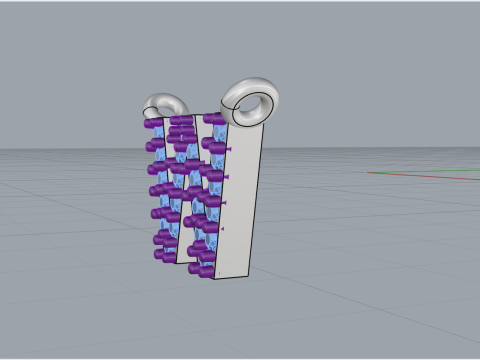 Колье с буквицей W модель 697 3D Принт Модель