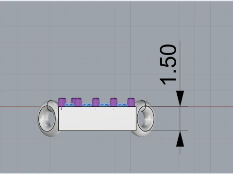 Initial letter E pendant model 695 3D Print Model