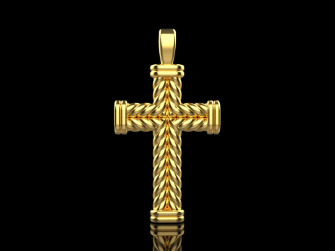 Bükülmüş tel çapraz model 694 3D Baskı Modeli