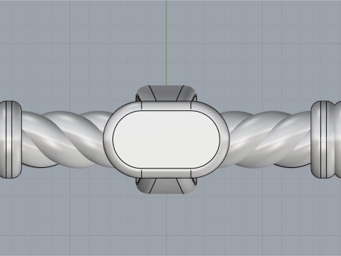Model silang kawat bengkok 694 Model Cetak 3D