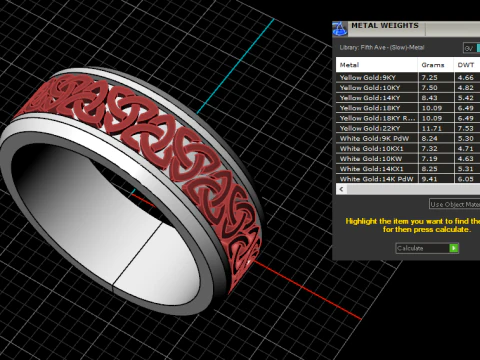 Celtic knot ring model 692 3D Print Model