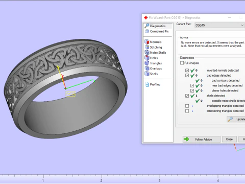 Celtic knot ring model 692 3D Print Model