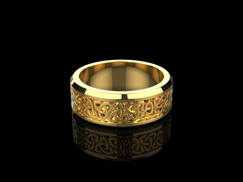 Celtic knot ring model 692 3D Print Model