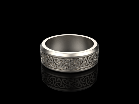 Celtic knot ring model 692 3D Print Model