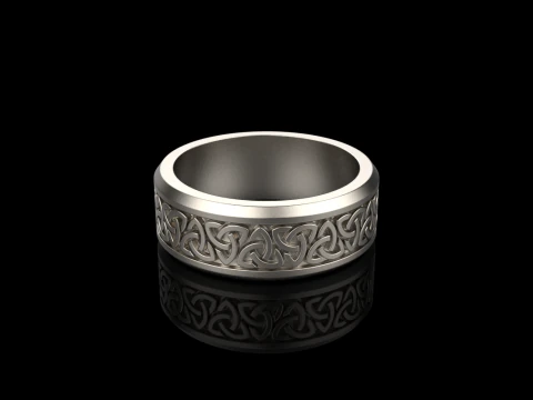 Celtic knot ring model 692 3D Print Model